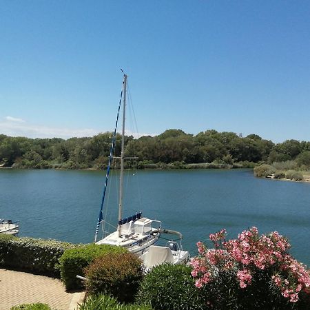 Vue Lagune Et Bateaux A 100M De La Plage Saint-Cyprien  Dış mekan fotoğraf